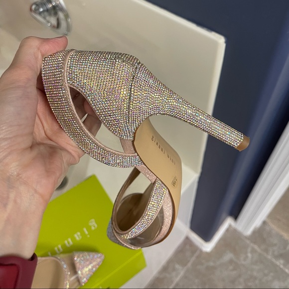 Gianni Bini Rose Gold Heels - Picture 2 of 4
